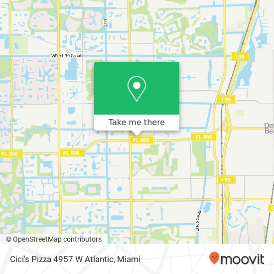 Cici's Pizza 4957 W Atlantic map