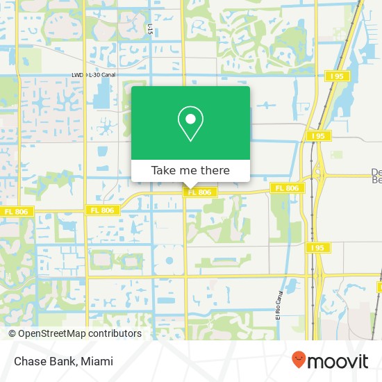 Chase Bank map