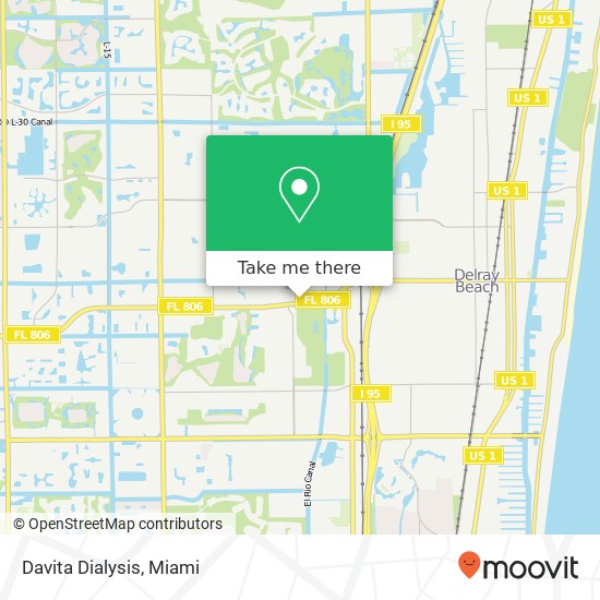 Davita Dialysis map