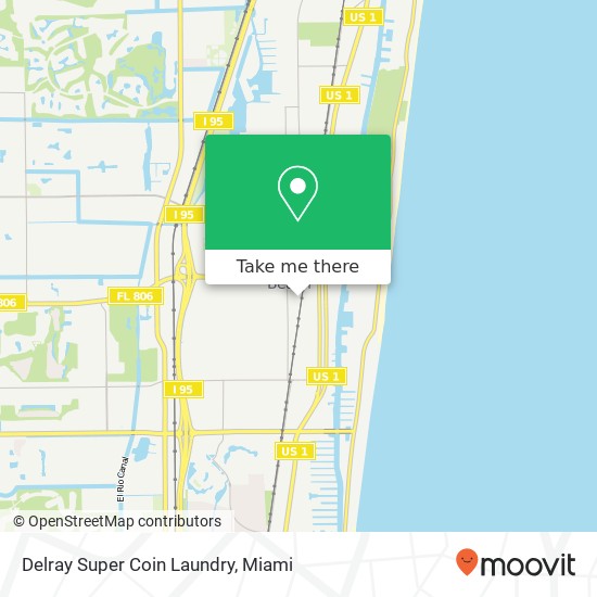 Delray Super Coin Laundry map