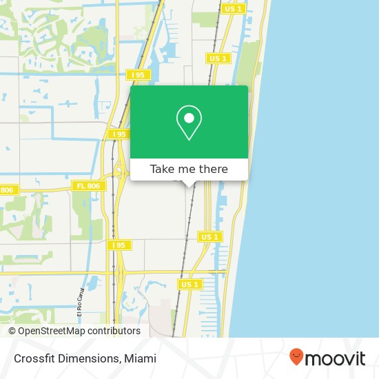 Mapa de Crossfit Dimensions