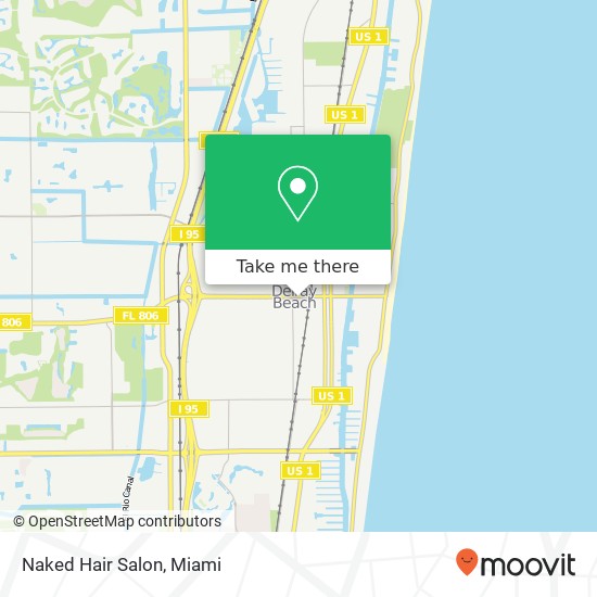 Naked Hair Salon map