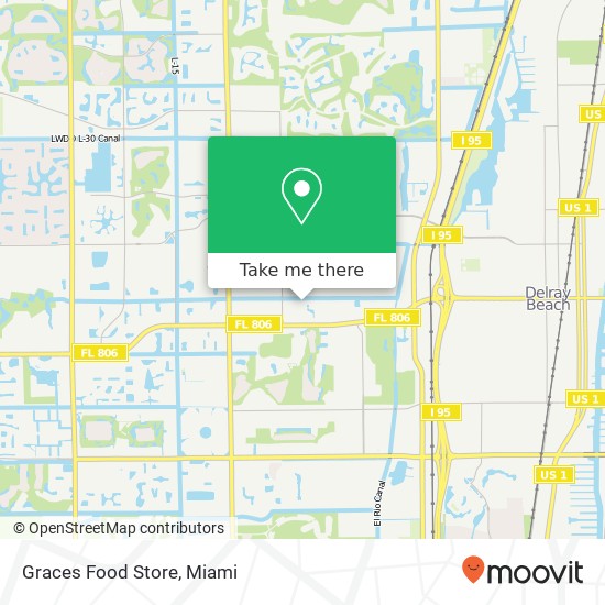 Mapa de Graces Food Store