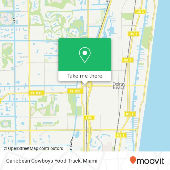 Mapa de Caribbean Cowboys Food Truck