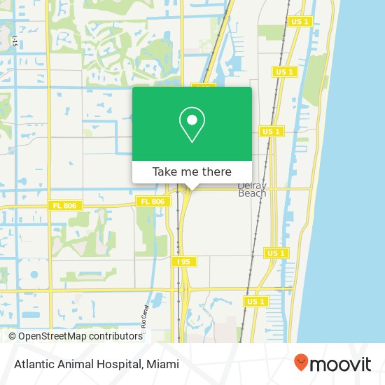 Atlantic Animal Hospital map