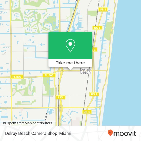 Delray Beach Camera Shop map