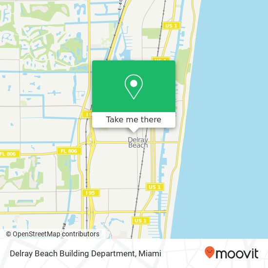 Mapa de Delray Beach Building Department