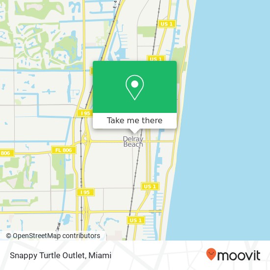 Snappy Turtle Outlet map
