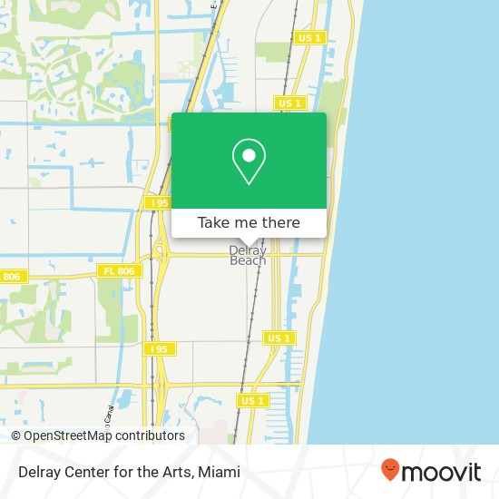 Mapa de Delray Center for the Arts