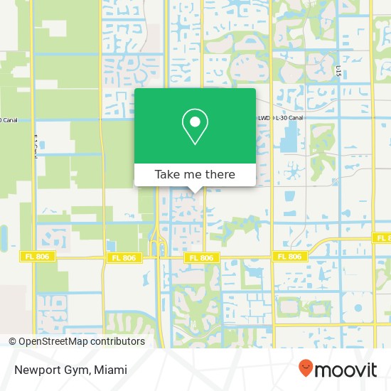 Newport Gym map