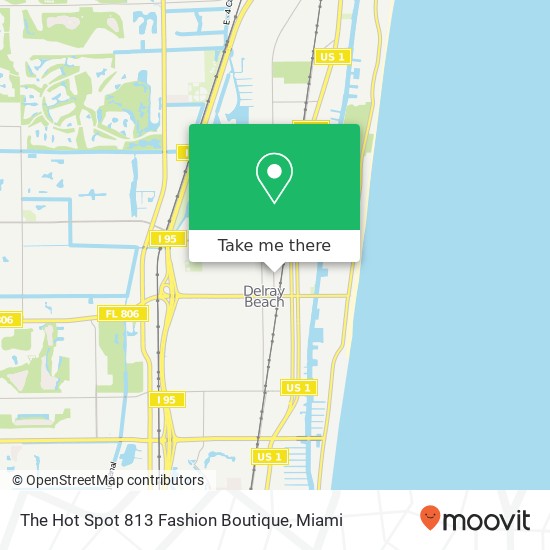 Mapa de The Hot Spot 813 Fashion Boutique