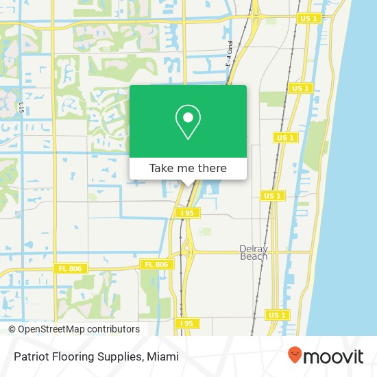 Mapa de Patriot Flooring Supplies