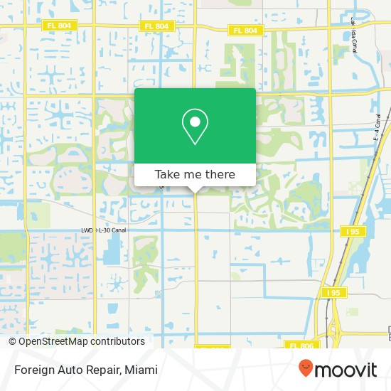 Mapa de Foreign Auto Repair