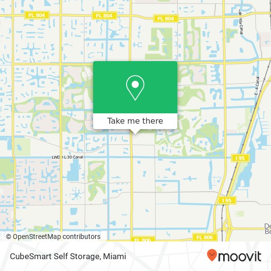 CubeSmart Self Storage map