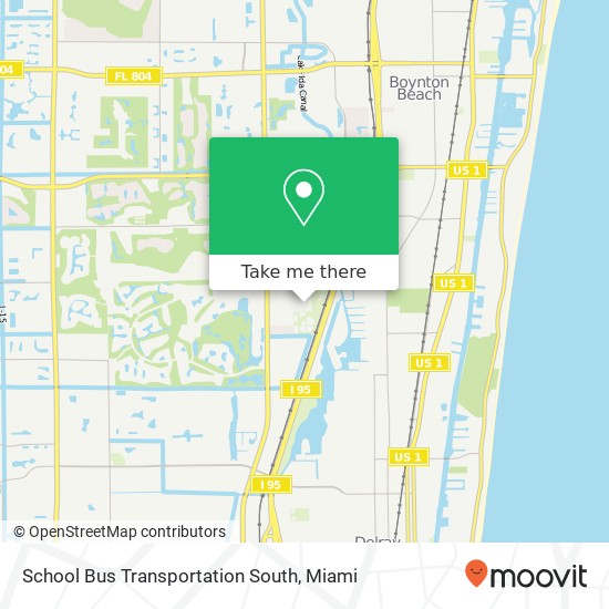 School Bus Transportation South map