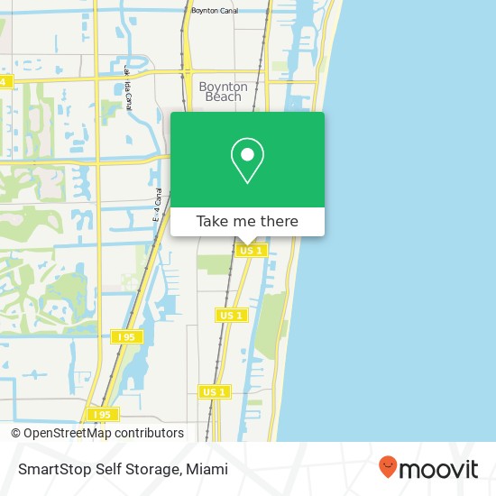 Mapa de SmartStop Self Storage