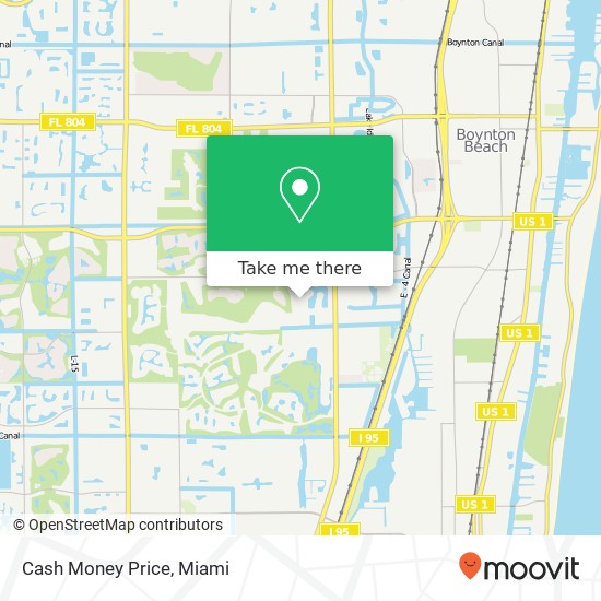 Cash Money Price map