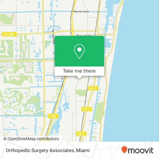 Orthopedic Surgery Associates map