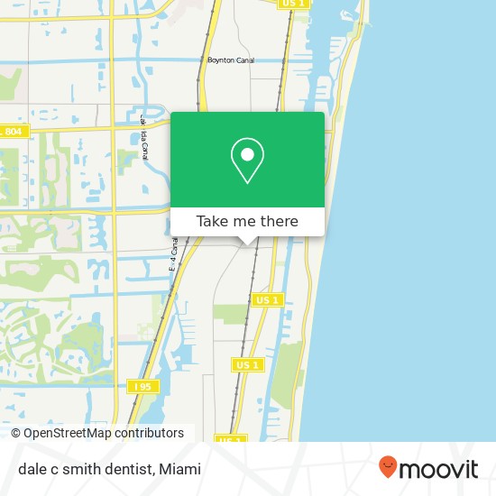 dale c smith dentist map