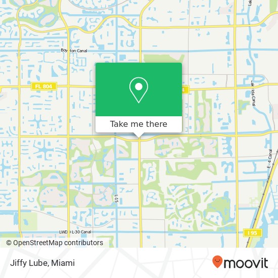 Jiffy Lube map