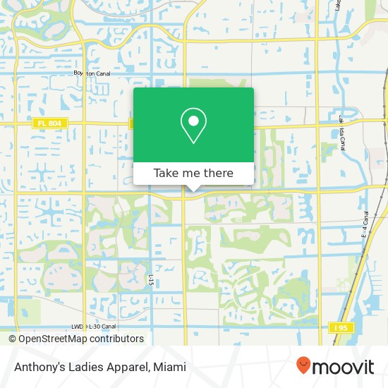 Anthony's Ladies Apparel map