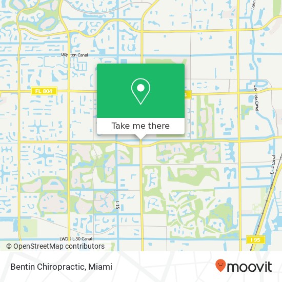 Bentin Chiropractic map