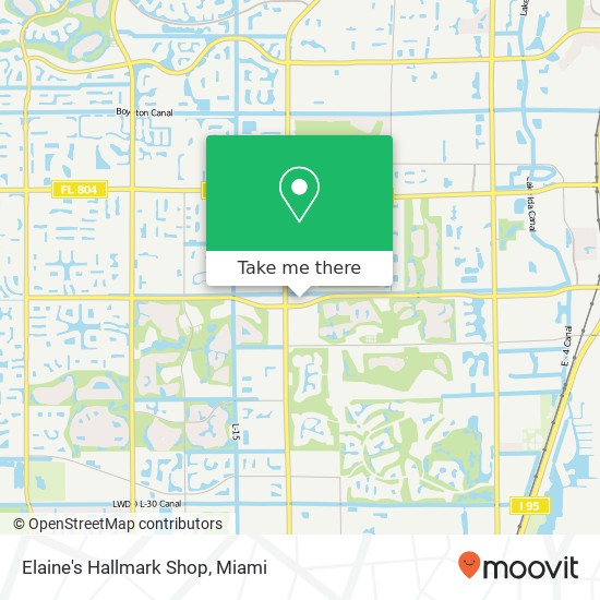 Elaine's Hallmark Shop map