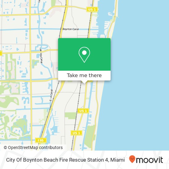 City Of Boynton Beach Fire Rescue Station 4 map