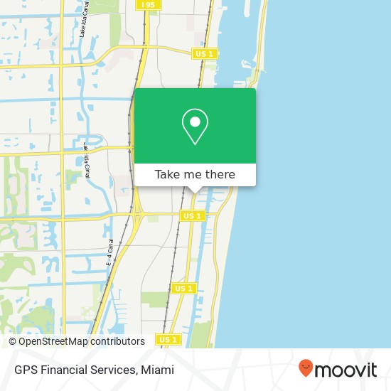 Mapa de GPS Financial Services