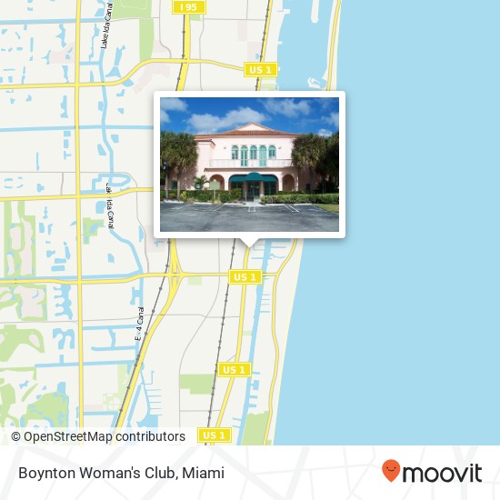 Mapa de Boynton Woman's Club