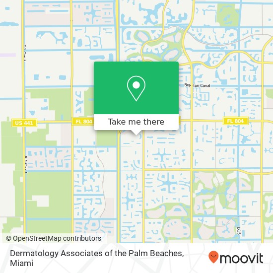 Mapa de Dermatology Associates of the Palm Beaches