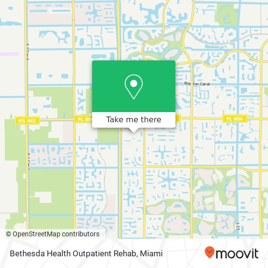 Bethesda Health Outpatient Rehab map