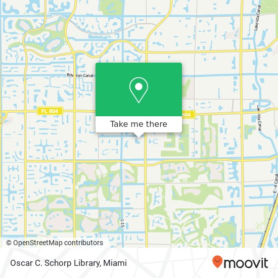 Mapa de Oscar C. Schorp Library