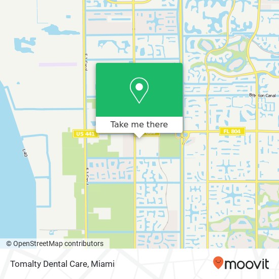 Tomalty Dental Care map