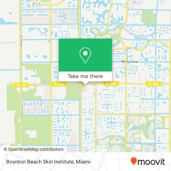 Boynton Beach Skin Institute map