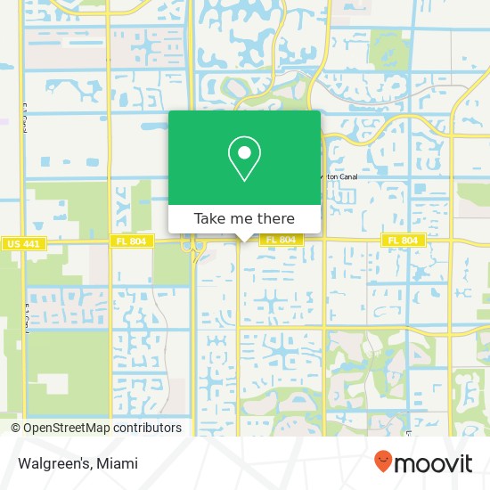 Walgreen's map