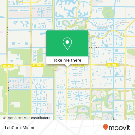 LabCorp map