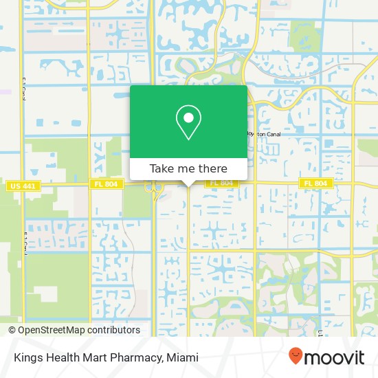 Mapa de Kings Health Mart Pharmacy