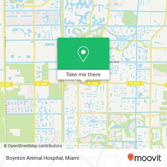 Mapa de Boynton Animal Hospital