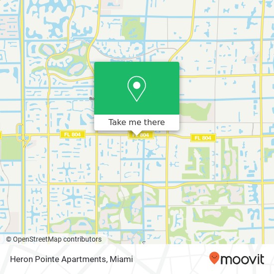 Mapa de Heron Pointe Apartments