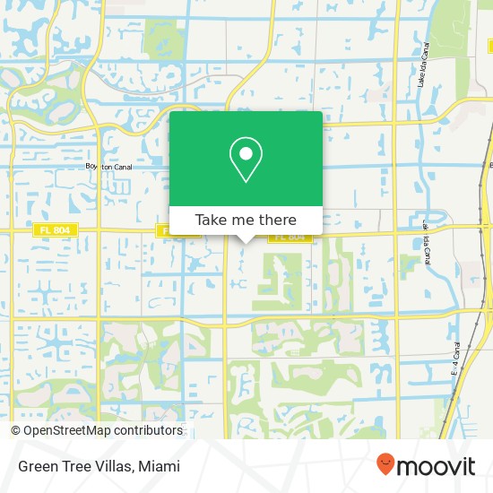 Green Tree Villas map