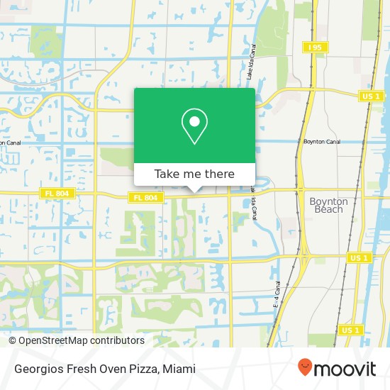Georgios Fresh Oven Pizza map