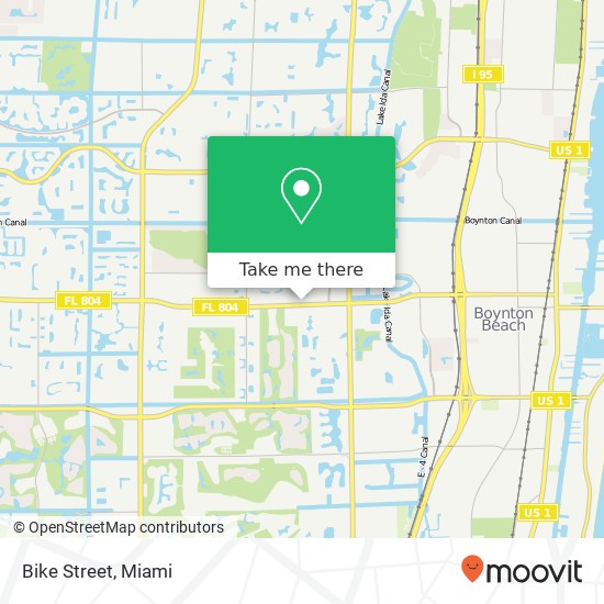 Bike Street map