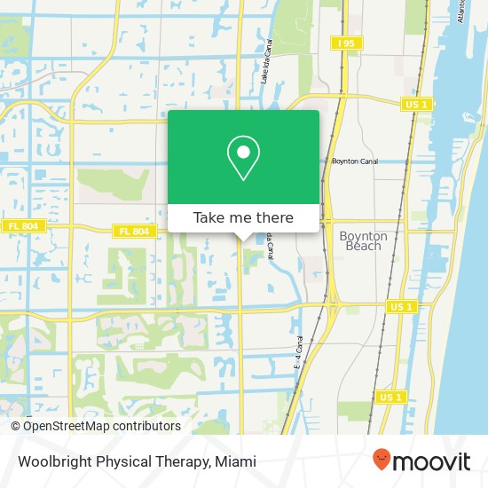 Mapa de Woolbright Physical Therapy