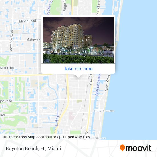 Mapa de Boynton Beach, FL