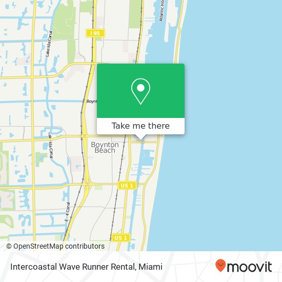 Intercoastal Wave Runner Rental map