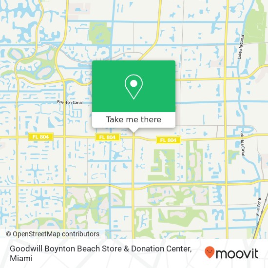 Goodwill Boynton Beach Store & Donation Center map