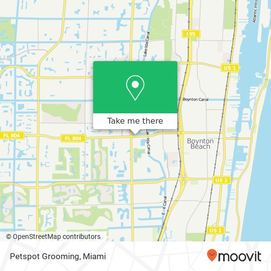 Petspot Grooming map