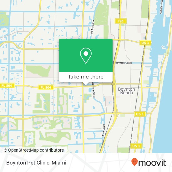 Boynton Pet Clinic map