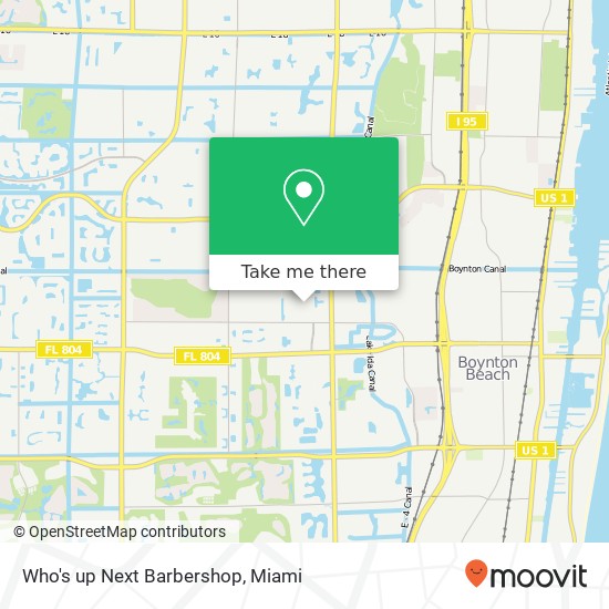 Who's up Next Barbershop map